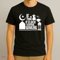 If Tar O Clock Somewhere Ramadan T-Shirt thumb 3