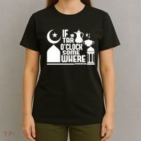 If Tar O Clock Somewhere Ramadan T-Shirt thumb 4