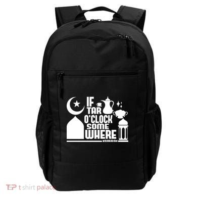 If Tar O Clock Somewhere Ramadan Backpack