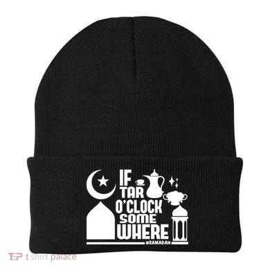 If Tar O Clock Somewhere Ramadan Beanie