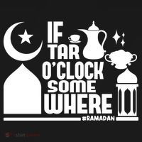 If Tar O Clock Somewhere Ramadan Mousepad thumb 1