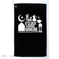If Tar O Clock Somewhere Ramadan Golf Towel thumb 0