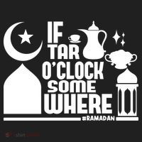 If Tar O Clock Somewhere Ramadan Golf Towel thumb 3