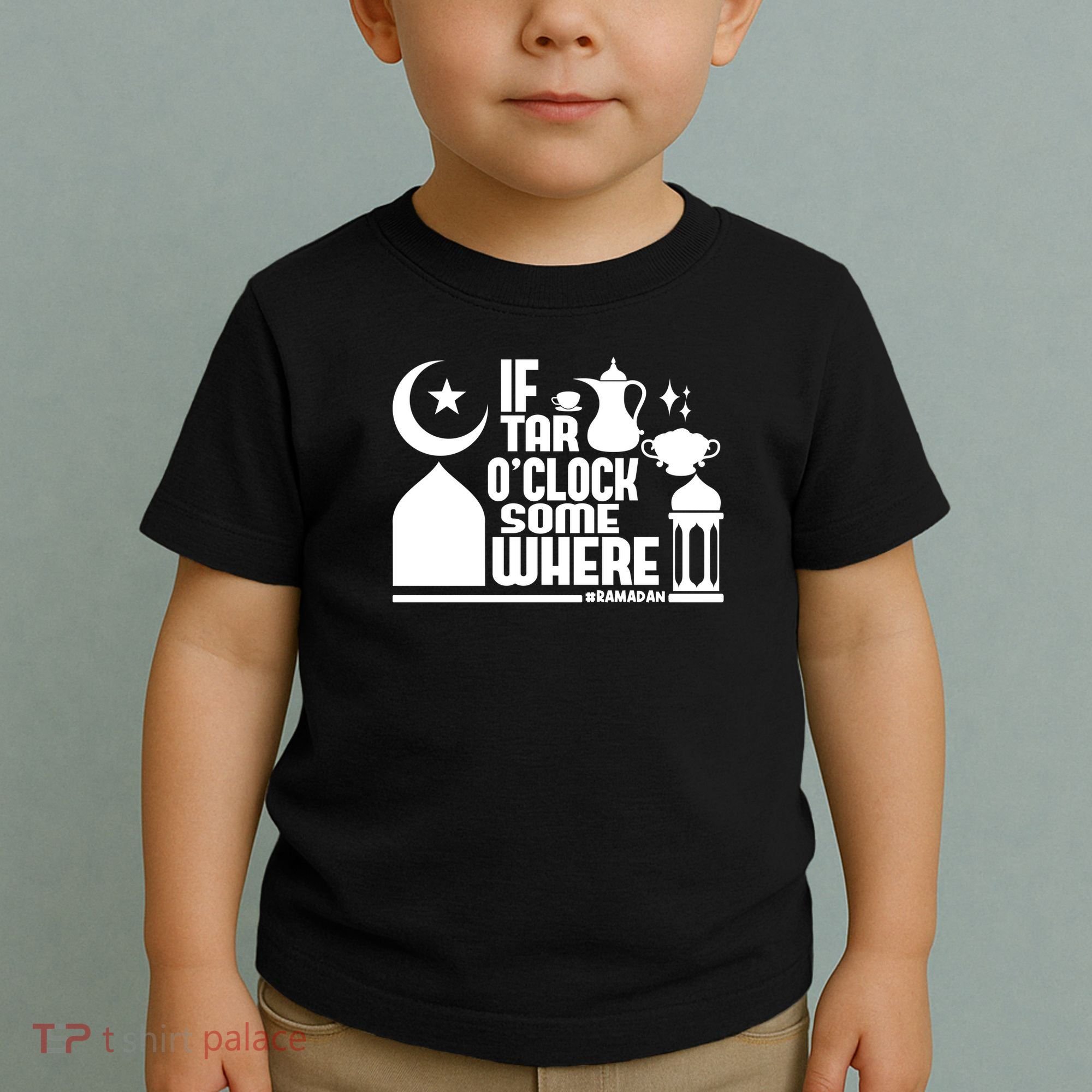 If Tar O Clock Somewhere Ramadan Toddler T-Shirt