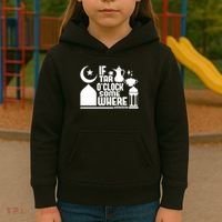 If Tar O Clock Somewhere Ramadan Kids Hoodie thumb 3