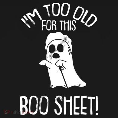 Im Too Old For This Boo Sheet Funny Halloween Coaster