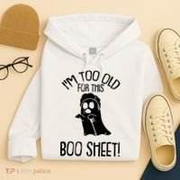 Im Too Old For This Boo Sheet Funny Halloween Hoodie thumb 4