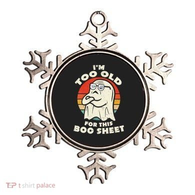 Im Too Old For This Boo Sheet Lazy Halloween Costume Ghost Ornament