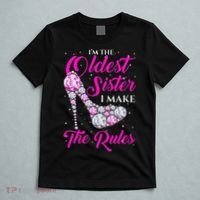 I'm The Oldest Sister I Make The Rules Oldest Sister T-Shirt thumb 5