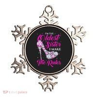 I'm The Oldest Sister I Make The Rules Oldest Sister Ornament thumb 0