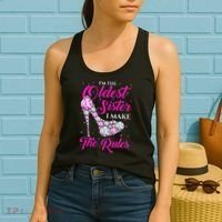 I'm The Oldest Sister I Make The Rules Oldest Sister Women's Tank Top thumb 2