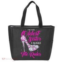 I'm The Oldest Sister I Make The Rules Oldest Sister Tote Bag thumb 0
