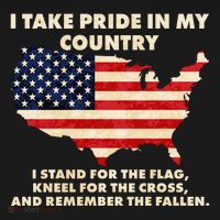 I Take Pride In My Country Distressed USA American Flag Map Women's Hoodie thumb 2