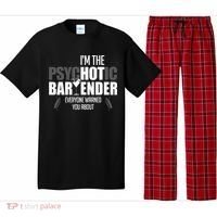 Im The Psychotic Bartender Everyone Warned You About Pajama Set thumb 0