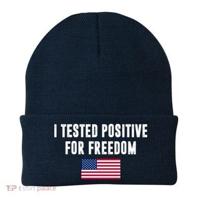 I Test Positive For Freedom USA Beanie