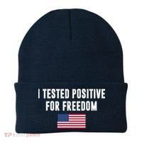 I Test Positive For Freedom USA Beanie thumb 0