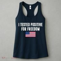I Test Positive For Freedom USA Women's Tank Top thumb 3
