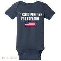 I Test Positive For Freedom USA Baby Bodysuit thumb 0