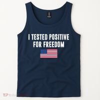 I Test Positive For Freedom USA Tank Top thumb 2