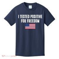 I Test Positive For Freedom USA Kids T-Shirt thumb 0
