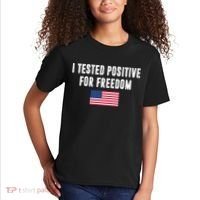 I Test Positive For Freedom USA Kids T-Shirt thumb 2
