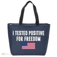 I Test Positive For Freedom USA Tote Bag thumb 0
