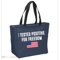 I Test Positive For Freedom USA Tote Bag thumb 2