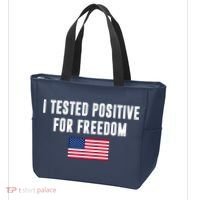 I Test Positive For Freedom USA Tote Bag thumb 3