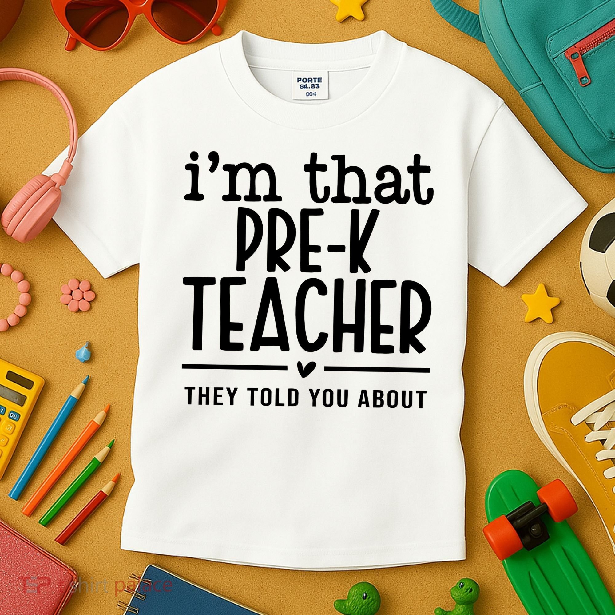 I’M That Pre K Teacher They Told You About Kids T-Shirt