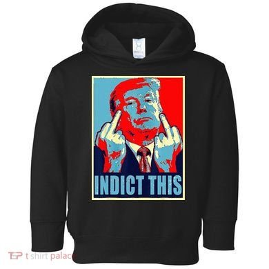 Indict This Pro Donald Trump Funny Toddler Hoodie