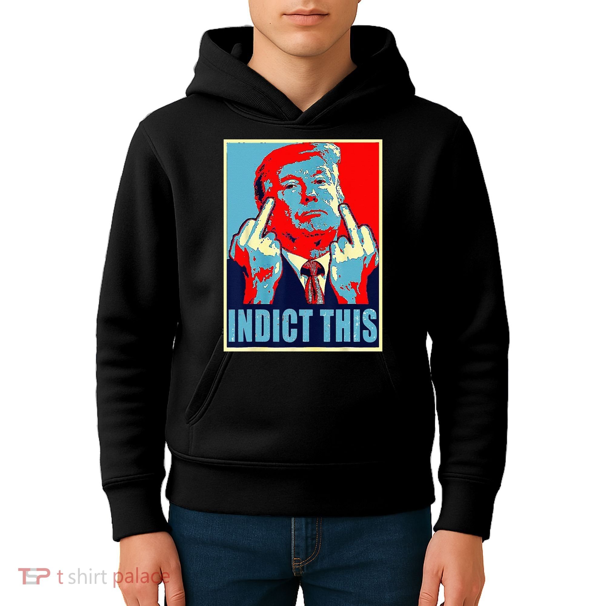Indict This Pro Donald Trump Funny Kids Hoodie