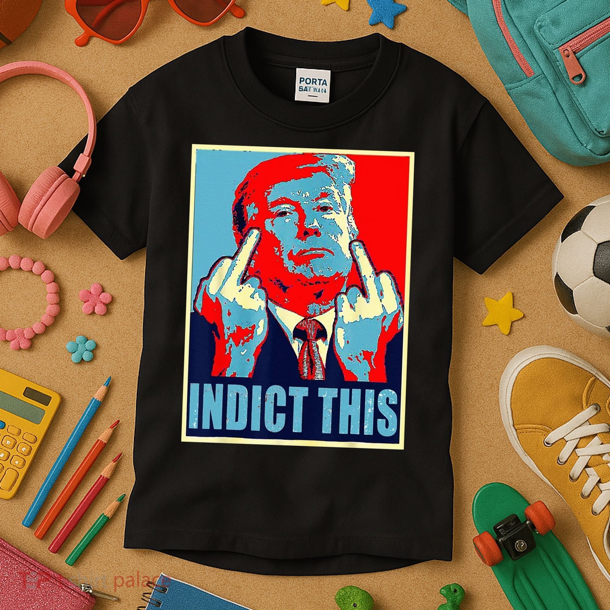 Indict This Pro Donald Trump Funny Kids T-Shirt