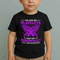 Immune Thrombocytopenic Purpura Itp Awareness Toddler T-Shirt thumb 2