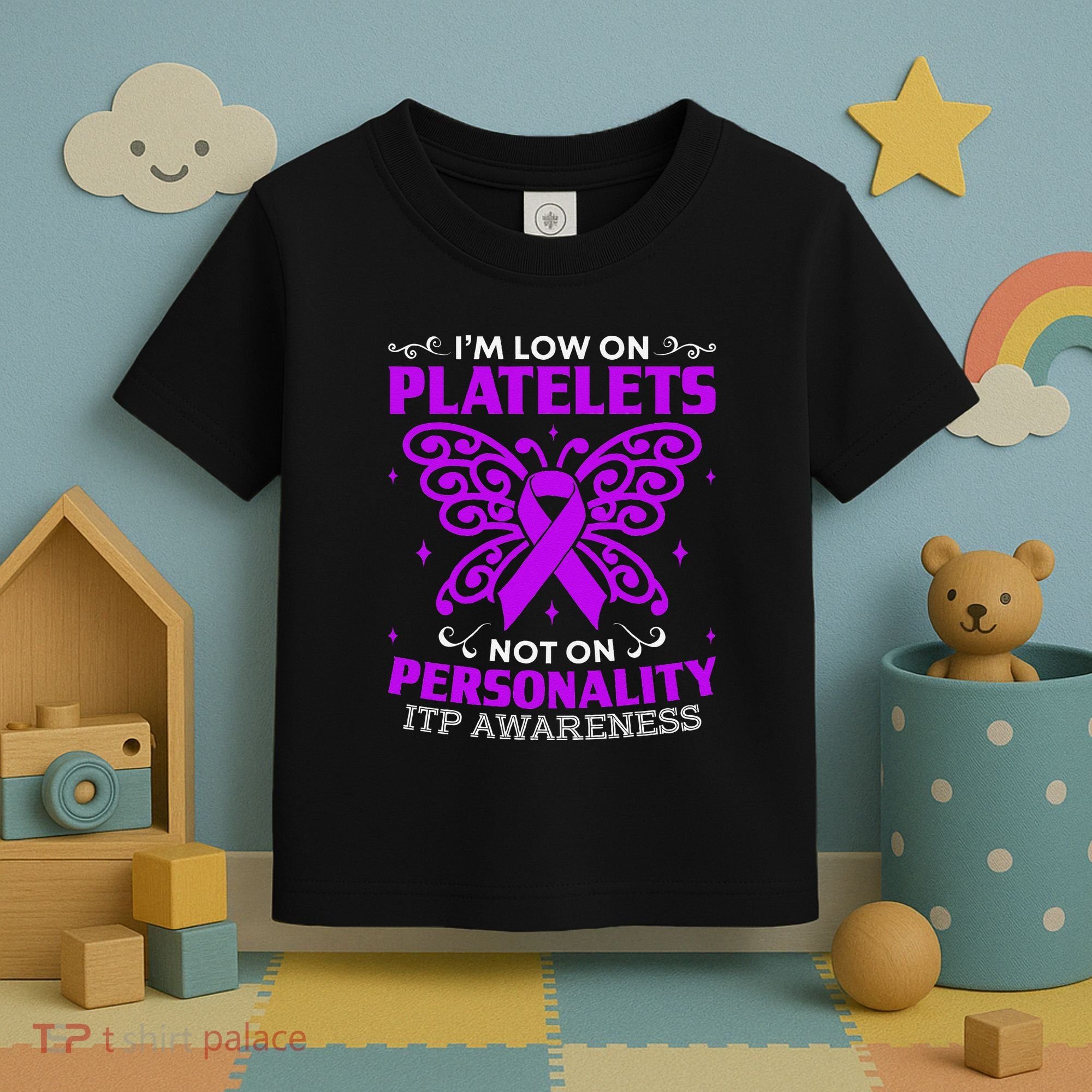 Immune Thrombocytopenic Purpura Itp Awareness Toddler T-Shirt