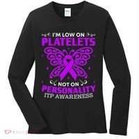 Immune Thrombocytopenic Purpura Itp Awareness Women's Long Sleeve Shirt thumb 0