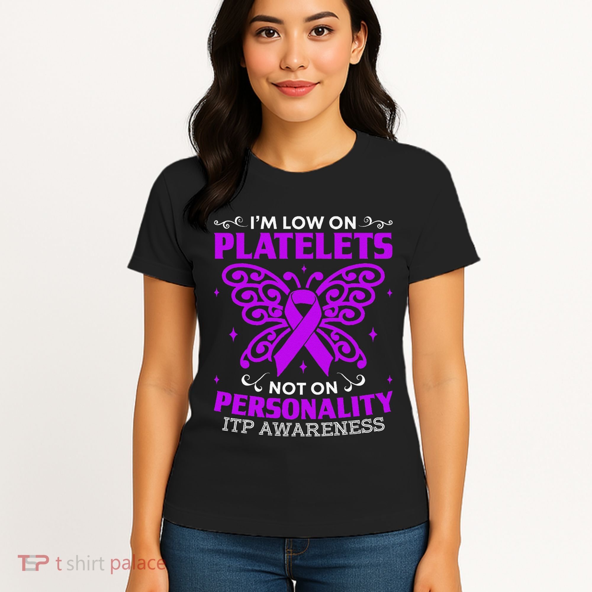 Immune Thrombocytopenic Purpura Itp Awareness Women's T-Shirt