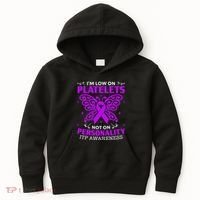 Immune Thrombocytopenic Purpura Itp Awareness Kids Hoodie thumb 0