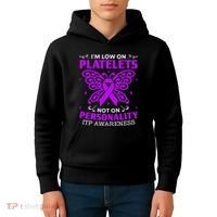 Immune Thrombocytopenic Purpura Itp Awareness Kids Hoodie thumb 4