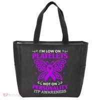 Immune Thrombocytopenic Purpura Itp Awareness Tote Bag thumb 0