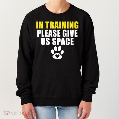 In Training Please Give Us Space Dog Training Dog Trainers Funny Gift Women's Sweatshirt
