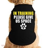 In Training Please Give Us Space Dog Training Dog Trainers Funny Gift Doggie Tank thumb 0