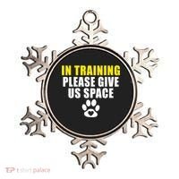 In Training Please Give Us Space Dog Training Dog Trainers Funny Gift Ornament thumb 0
