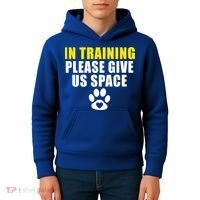 In Training Please Give Us Space Dog Training Dog Trainers Funny Gift Kids Hoodie thumb 4