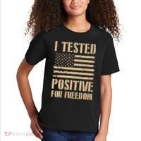 I Tested Positive For Freedom Kids T-Shirt thumb 2