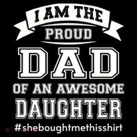 IM The Proud Dad Of An Awesome Daughter Fathers Day Gift Coffee Mug thumb 5
