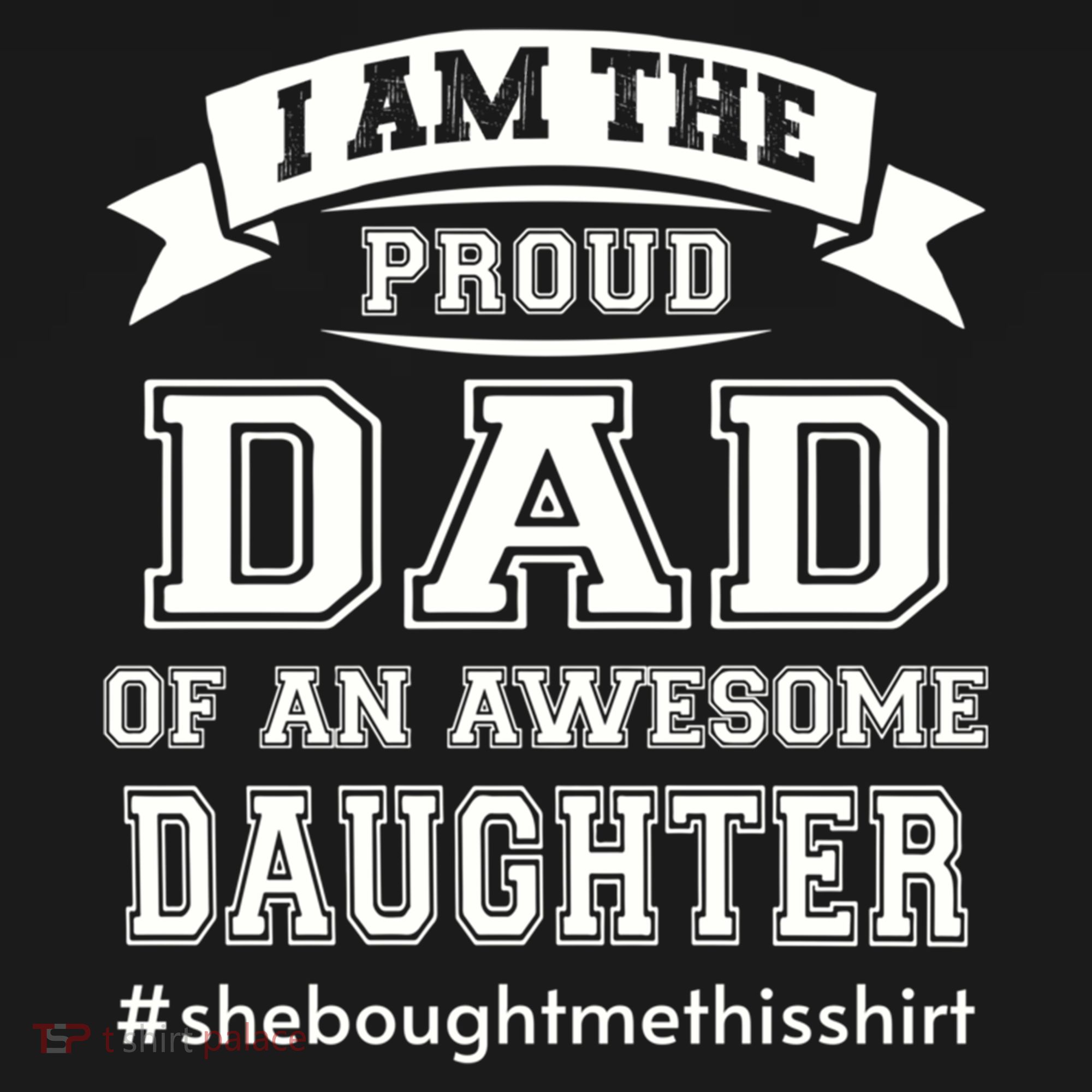 IM The Proud Dad Of An Awesome Daughter Fathers Day Gift Ornament