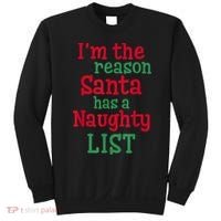 I'm The Reason Santa Has A Naughty List Sweatshirt thumb 0