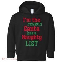 I'm The Reason Santa Has A Naughty List Toddler Hoodie thumb 0
