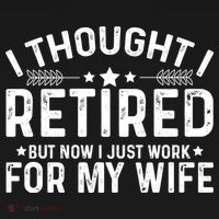 I Thought Retired But Now I Just Work For My Wife Retiret Gift Ornament thumb 1