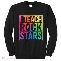 I Teach Rockstars Funny Music Teacher Back To School Sweatshirt thumb 0
